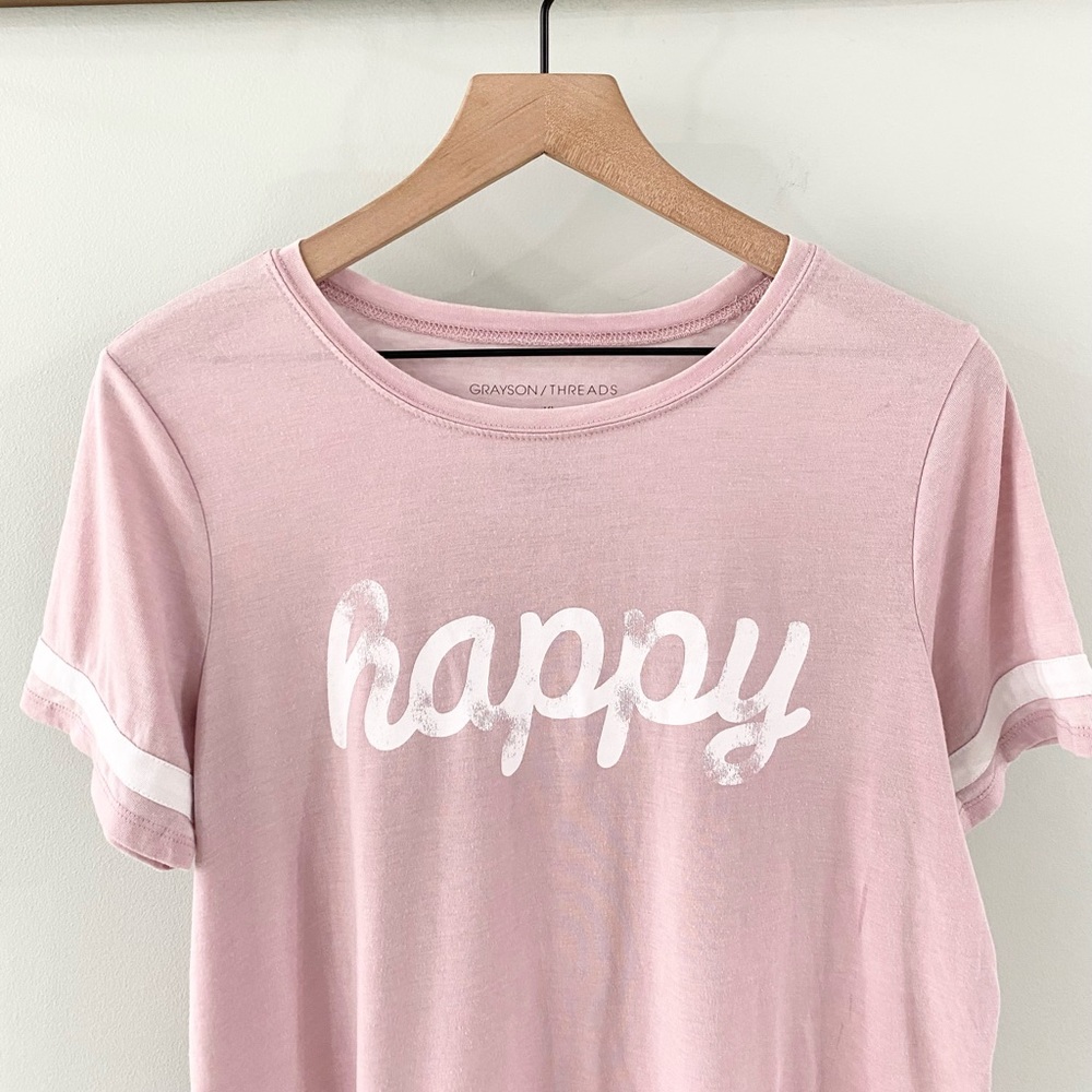 Grayson Threads Short Sleeve ‘Happy’ Tee Size Xl - image 2